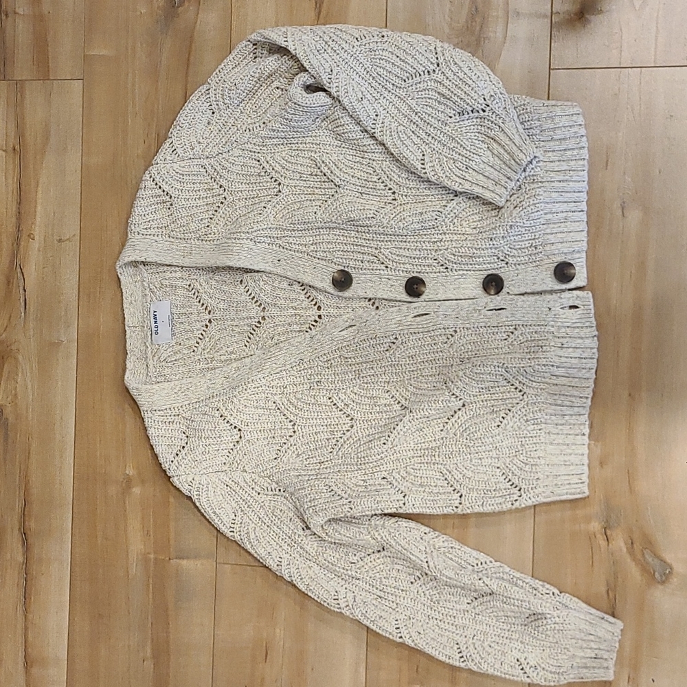 Old Navy cream cardigan